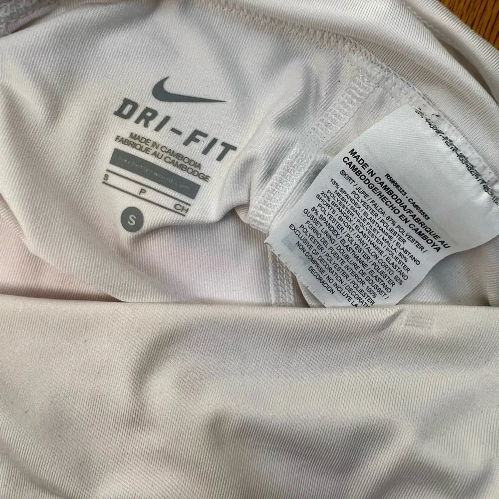 Nike Dri-Fit Skirt Color Block Tennis Skort White Purple Womens Size Small